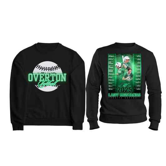 Overton ISD Softball Crewneck Sweatshirt